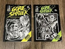 Lot of 2 Gore Shriek Resurrectus Deluxe Horror Comic Vol #1 Covers A & B picture