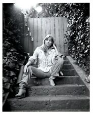 1980s Blonde Hippy Girl Sexy Vintage ORIGINAL Photo Pasadena CA 8x10 picture