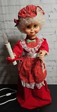 Vintage Rennoc Annimations Mrs. Clause 24” Lighted Christmas In Box Tested Works picture