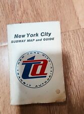 NY NYC SUBWAY MAP 1967( ULTRA RARE ) COLLECTIBLE BMT IND IRT BROOKLYN NYCTA picture