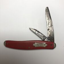 Vintage Kent NY City USA 2-Blade Recurve Folding Pocket Knife 2.5” - 601 picture