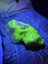 AWESOME HUGE CHUNK URANIUM SLAG GLASS CULLET POSSIBLY WESTMORELAND USA -DISPLAY picture