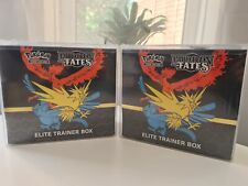Pokemon Hidden Fates Elite Trainer X2 Boxes - New Sealed Factory ETB With Cases picture
