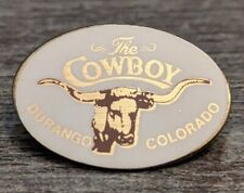 The Cowboy Ranch-Style BBQ & Wild West Show 1977 Durango Colorado Lapel Pin picture