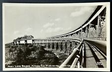 Huey Long Bridge. New Orleans Louisiana. Real Photo Postcard. RPPC LA. picture