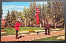Regina Saskatchewan Postcard The Trumpeter Sounding Retreat  Flag Lowering picture