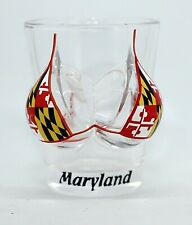 Maryland Flag Bikini Bust 3D Shot Glass picture