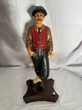 27.5 Inch Tall Vintage Golfer Statue Sculpture Figurine Display picture