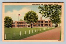 Monticello IN-Indiana, Roosevelt Senior High School, Vintage Postcard picture