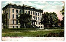 1907 St. John Hospital, Fargo, ND Postcard *5I4 picture