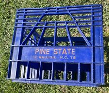 Vintage Pine State Blue Milk Crate Raleigh NC Awesome picture