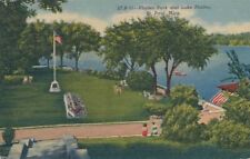 Phalen Park and Lake - St Paul MN, Minnesota - pm 1957 - Linen picture