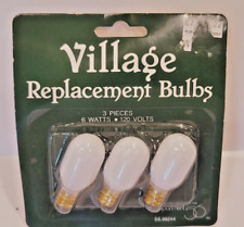 Dept 56 Village Replacement Bulbs 6 Watts 120 Volts 3 Bulbs 56.99244 New picture
