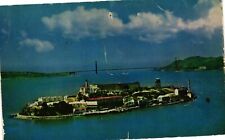 Vintage Postcard- Alcatraz Island, San Francisco, CA UnPost 1960s picture