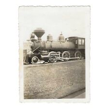 Vintage Snapshot Photo Train Locomotive Railroad Transportation picture