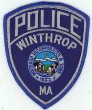 MASSACHUSETTS MA WINTHROP POLICE NICE SHOULDER PATCH SHERIFF picture