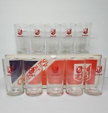 Lot of 10 Rare OB Oriental Brewery Lager Beer Glass With Box South Korea 7oz picture
