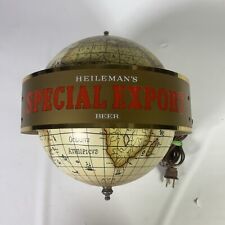 VTG Old Style Heileman's Special Export Beer Rotating Motion Lighted Globe Sign picture