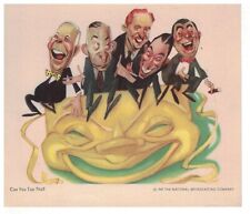 1947 Vintage Caricature Portrait Can You Top This? NBC RADIO  picture