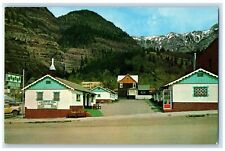 c1950's Alpine Motel Roadside Ouray Colorado CO Unposted Vintage Postcard picture