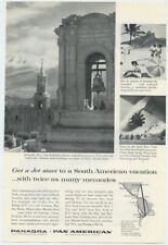 Panagra Pan Am Get a Jet Start to a South American Vacation 1960 Vintage Ad  picture