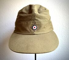 DAK Afrikakorps M40 Tropical Cap Olive-Brown Cotton Twill Size 59 (7 & 3/8’s) picture