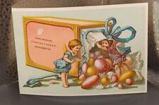 Victorian Fairy Candy John Morgan Confectioner Gloucester Paper Trade Card picture