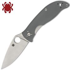 Spyderco Polestar CTS-BD1N Satin Plain Blade Gray G10 Handles C220GPGY picture