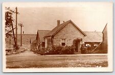 Anamosa IA~ISR~Iowa State Reformatory~Stone Shed~Construction Engr's Office~RPPC picture