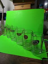 Lot Of 6 Vintage A&W Root Beer Glass Mugs picture