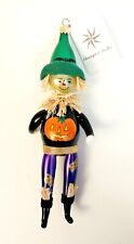 Christopher Radko Scarecrow Field Friend Halloween Glass Ornament Vintage 1998  picture