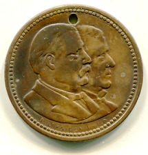 Cleveland & Hendricks 1884 Presidential election token     lotapr4327 picture