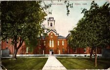 High School Perry IA c1908 Vintage Postcard C27 picture