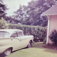 Vintage Real Photo ~ 1960s Car Parked Next to House B ~ 3.5