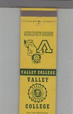 Matchbook Cover Valley College Monarchs Book Store picture