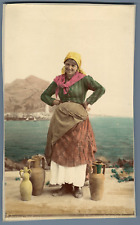 Italia, Costumi Palermo Intergulielmi Vintage Albumen Print Albumin Print  picture