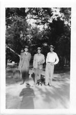 THREE GUYS Vintage FOUND PHOTO Men bw  Original Snapshot 01 29 S picture