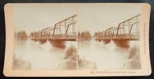 ANTIQUE Real Photo Kilburn Stereoview Not the Bridge of Sighs Banff Canada picture