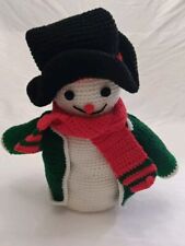 Vintage Knitted Snowman 17