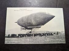 Mint France Postcard Dirigible Airship Lebaudy Zeppelin French Aviation in Toul picture