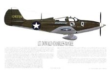 P-39 American Ace, Donald McGee, Signed Print, Artist Ernie Boyette picture