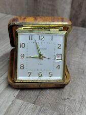 Vintage Phinney Walker Traveling Alarm Clock With date picture