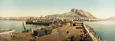 Spain, Alicante P.Z Photochrome Zurich vintage photochrom print, panorama pho picture