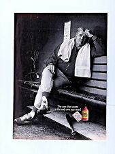 Whitey Herzog White Rat St Louis Cardinals VTG Pepto Bismol Original Print Ad picture