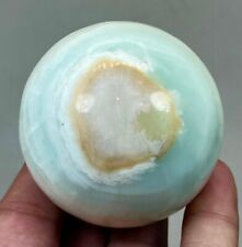 306 Gm Top Quality  Rare Blue Caribbean Calcite Healing Sphere@ Afghanistan picture
