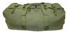 US Military IMPROVED DUFFEL BAG w/ Zipper Travel Flight Sea Bag OD Green GC picture