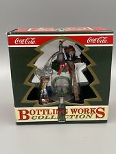 Vintage 1994 Elves Ornament Coca Cola Bottling Works Seltzer Surprise North Pole picture