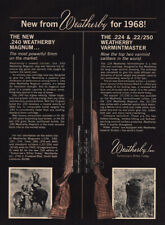 1968 Weatherby: Magnum and Varmintmaster Vintage Print Ad picture