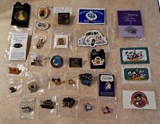 Disney Authentic Assorted Pins Lot of 26 + 2 expired passes - 1 LE No Dupes ML18 picture