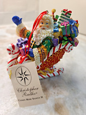Christopher Radko Ornament Candy Ride Santa II picture